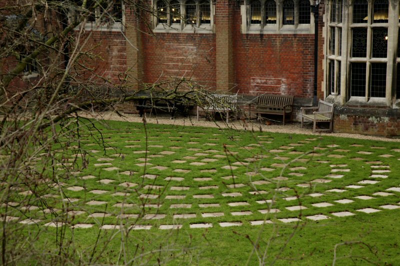 A photograph of Westminster labyrinth